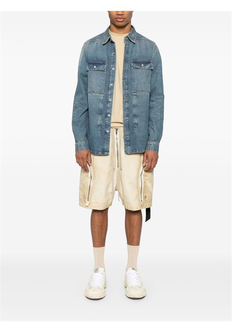 Camicia in denim blu Rick Owens DRKSHDW - uomo RICK OWENS DRKSHDW | DU01E3755DWB06